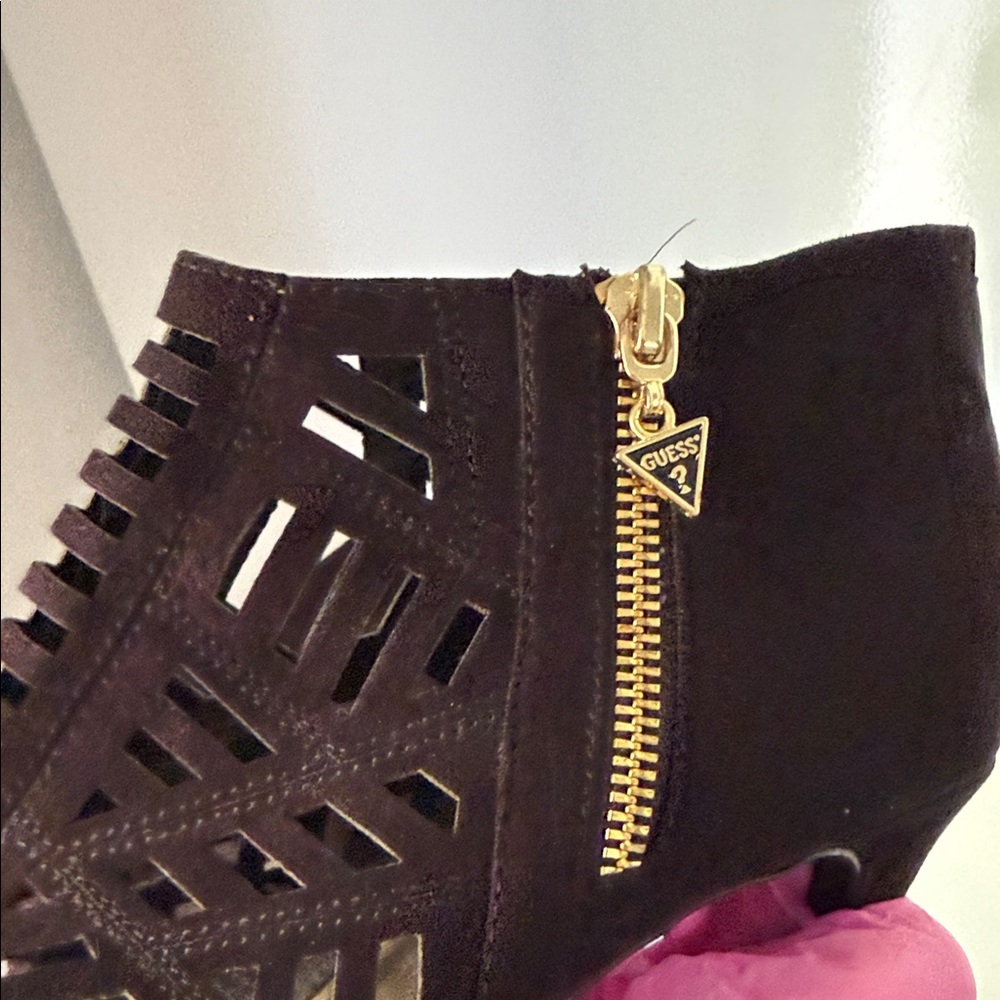Guess Women's Black Cutout Heels - Picture 4 of 11